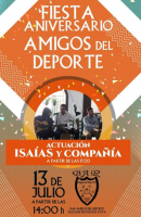 Fiesta Aniversario + Actuación Isaías y Co.